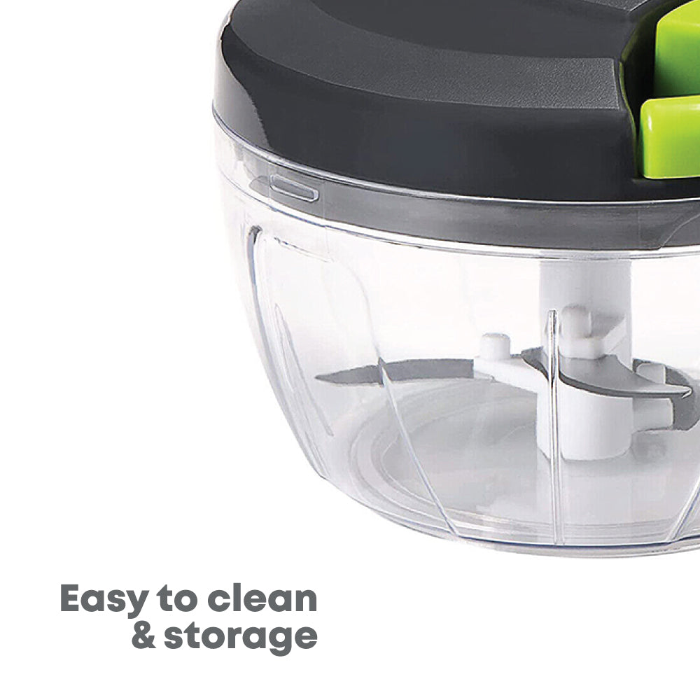 SQ Professional Manual Food Chopper – 500ml Pull-String Mini Chopper