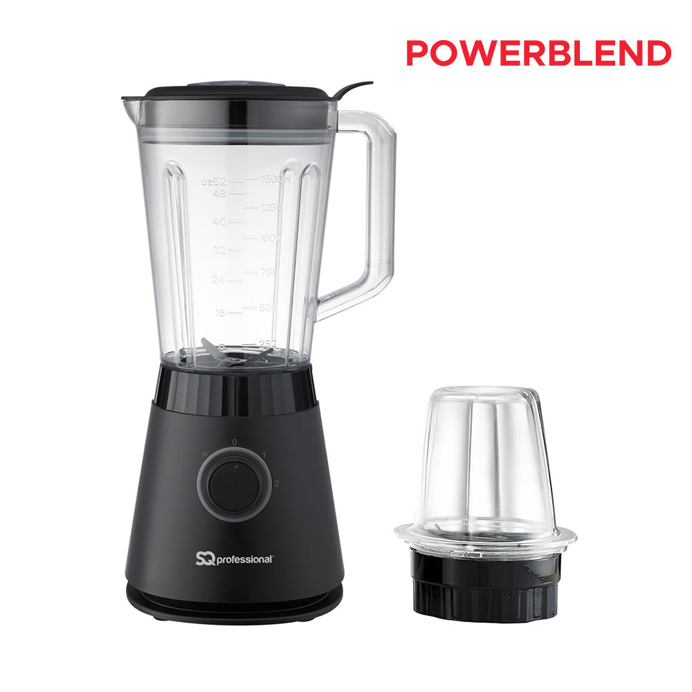 SQ Professional Blitz 600W Blender & Grinder – Black