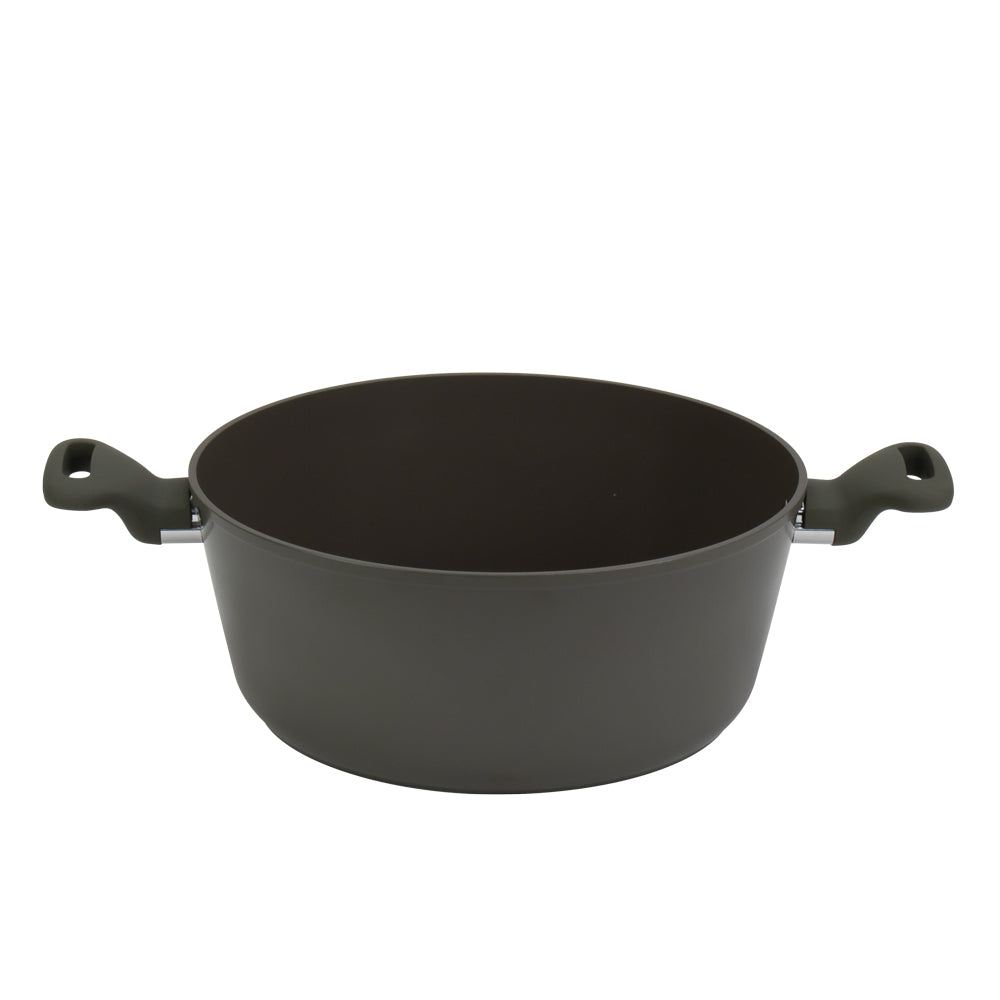 Zoya Stockpot Set 4pc – Ash | Non-Stick Induction Cookware