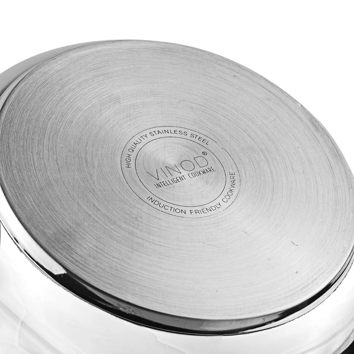 Vinod Europa 5L Stainless Steel Handi Pressure Cooker | Induction & Gas Compatible Inner Lid Cooker
