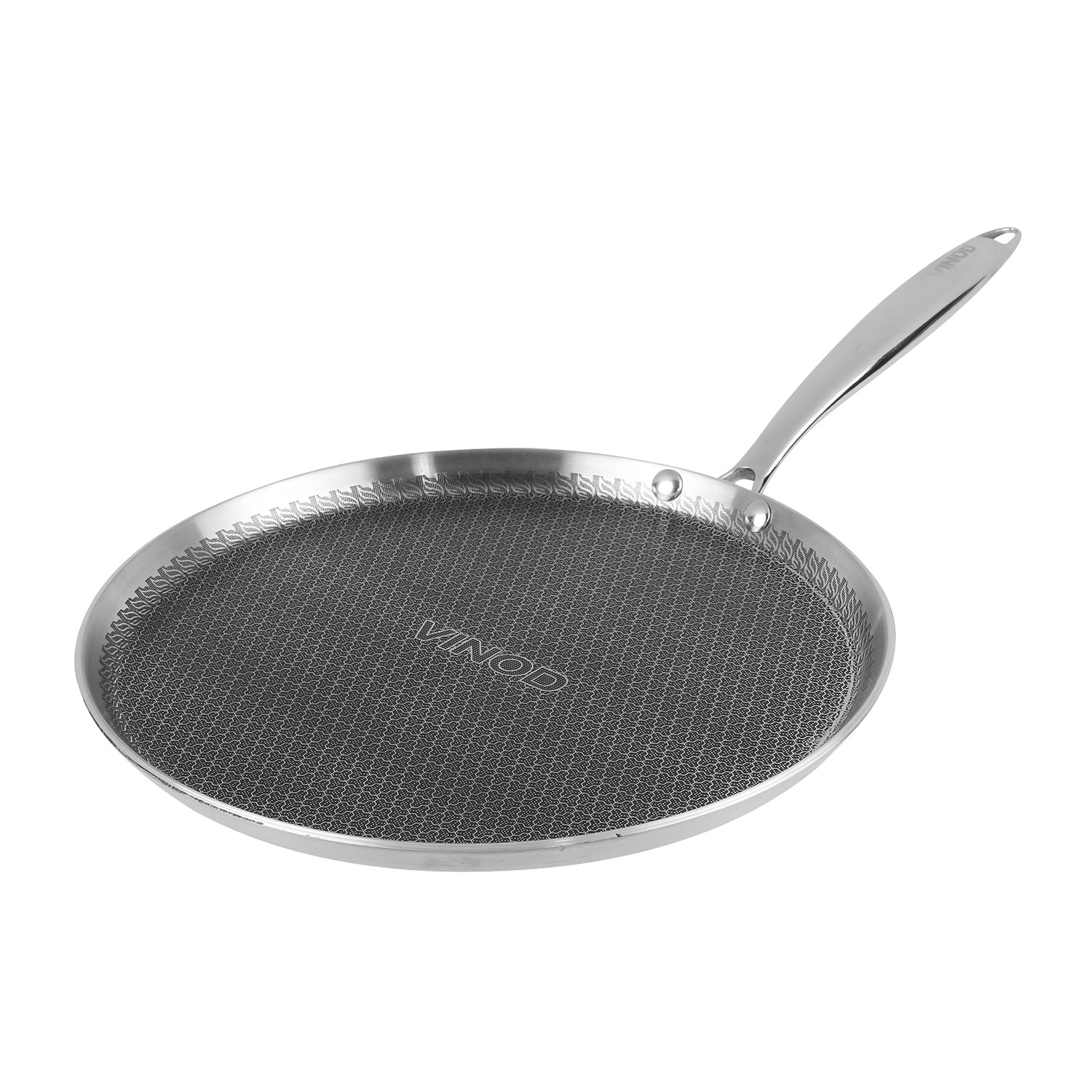 Vinod Triply Stainless Steel Dosa Tawa – SAS Pro Induction Friendly