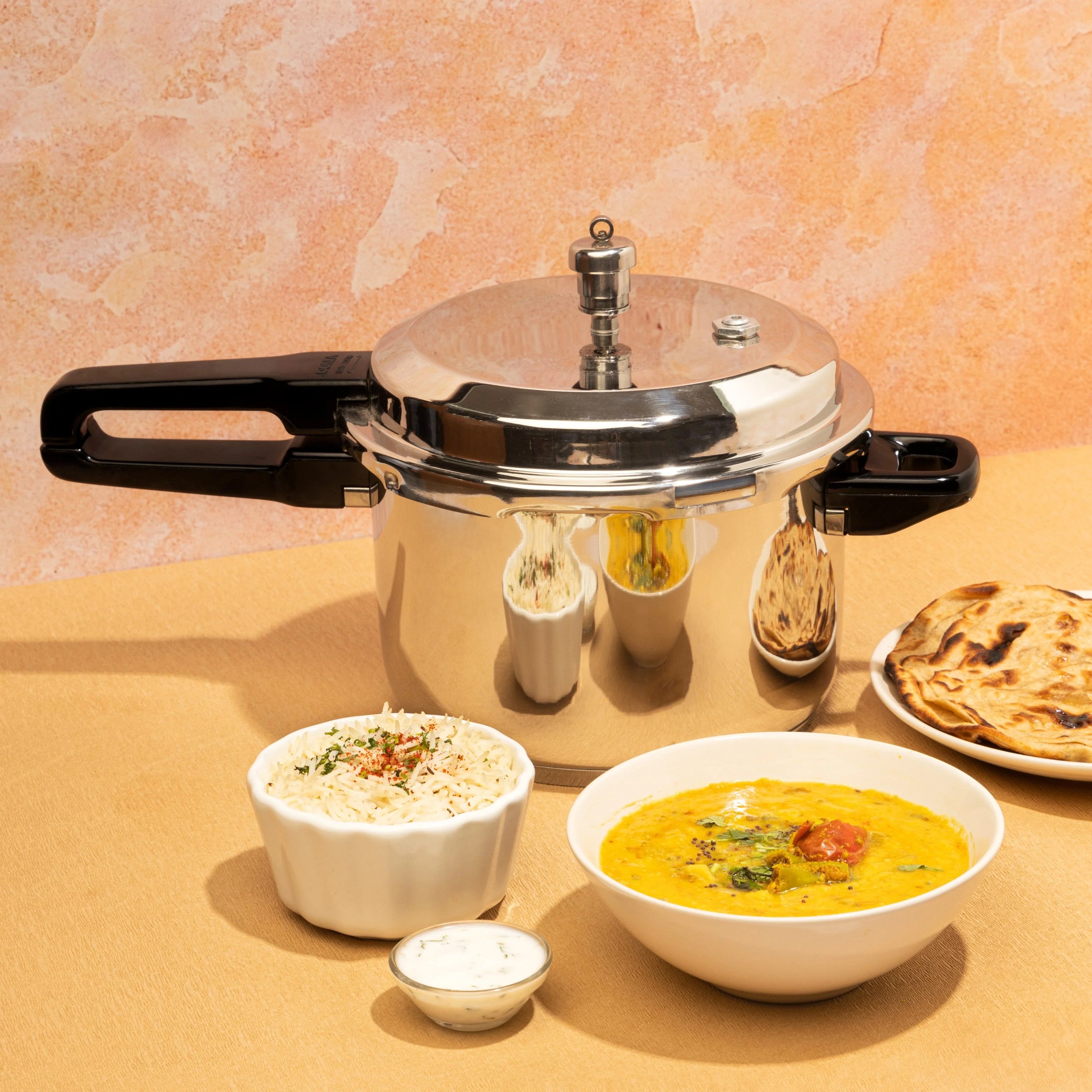 Vinod 7L Outer Lid Stainless Steel Pressure Cooker (Induction Compatible)