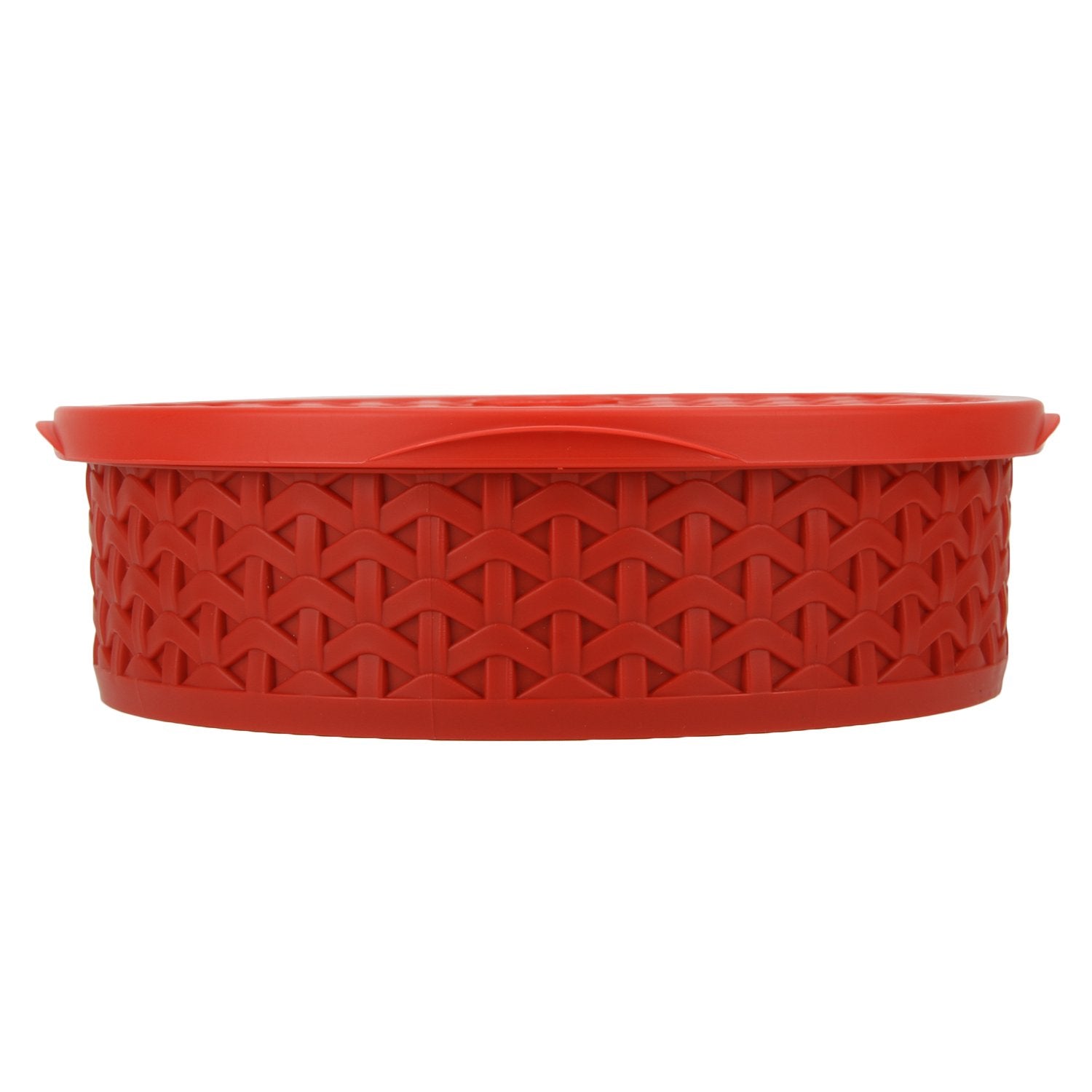 Jaypee Plus Airtight Masala Dabba – 7 Compartment Spice Box with Spoon | BPA-Free Plastic Kitchen Organizer (Red, 1.2L)