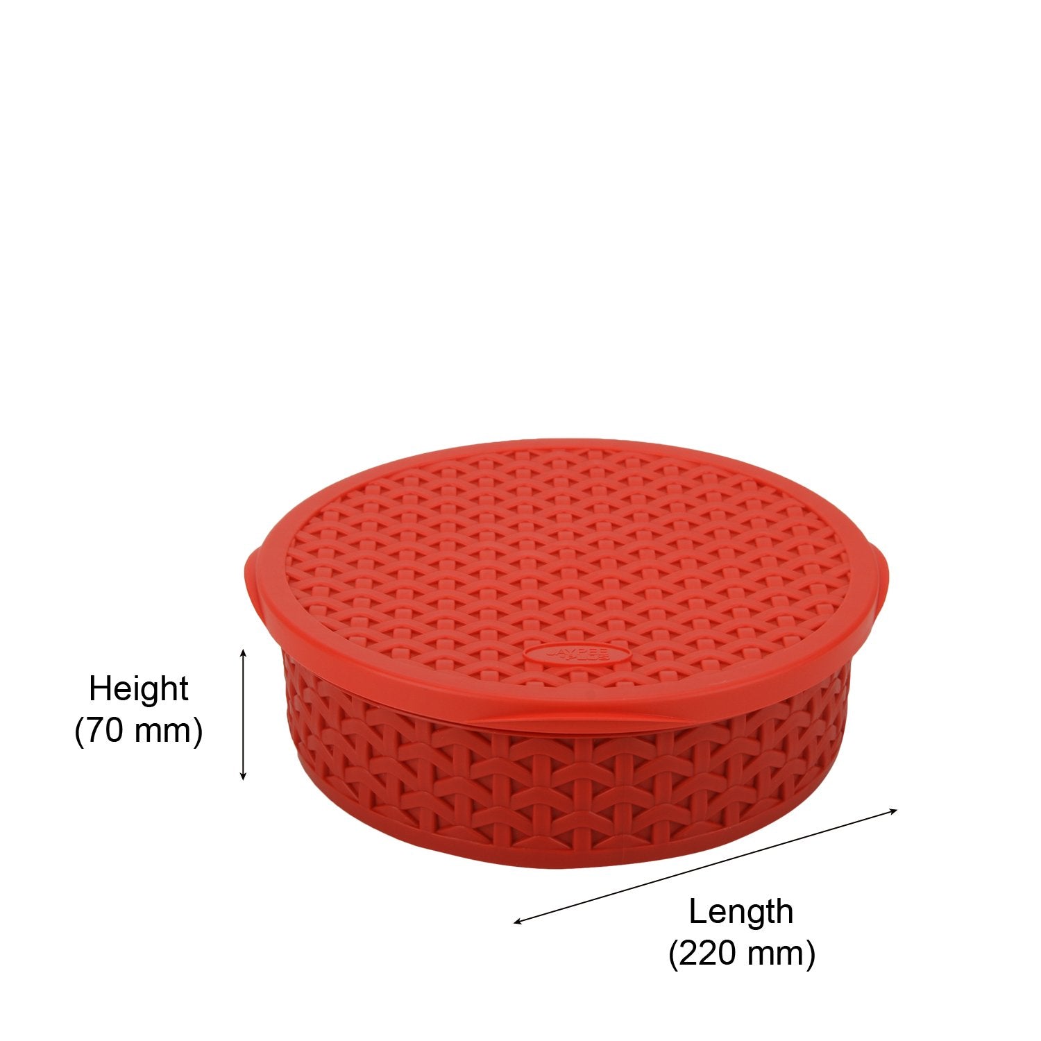Jaypee Plus Airtight Masala Dabba – 7 Compartment Spice Box with Spoon | BPA-Free Plastic Kitchen Organizer (Red, 1.2L)