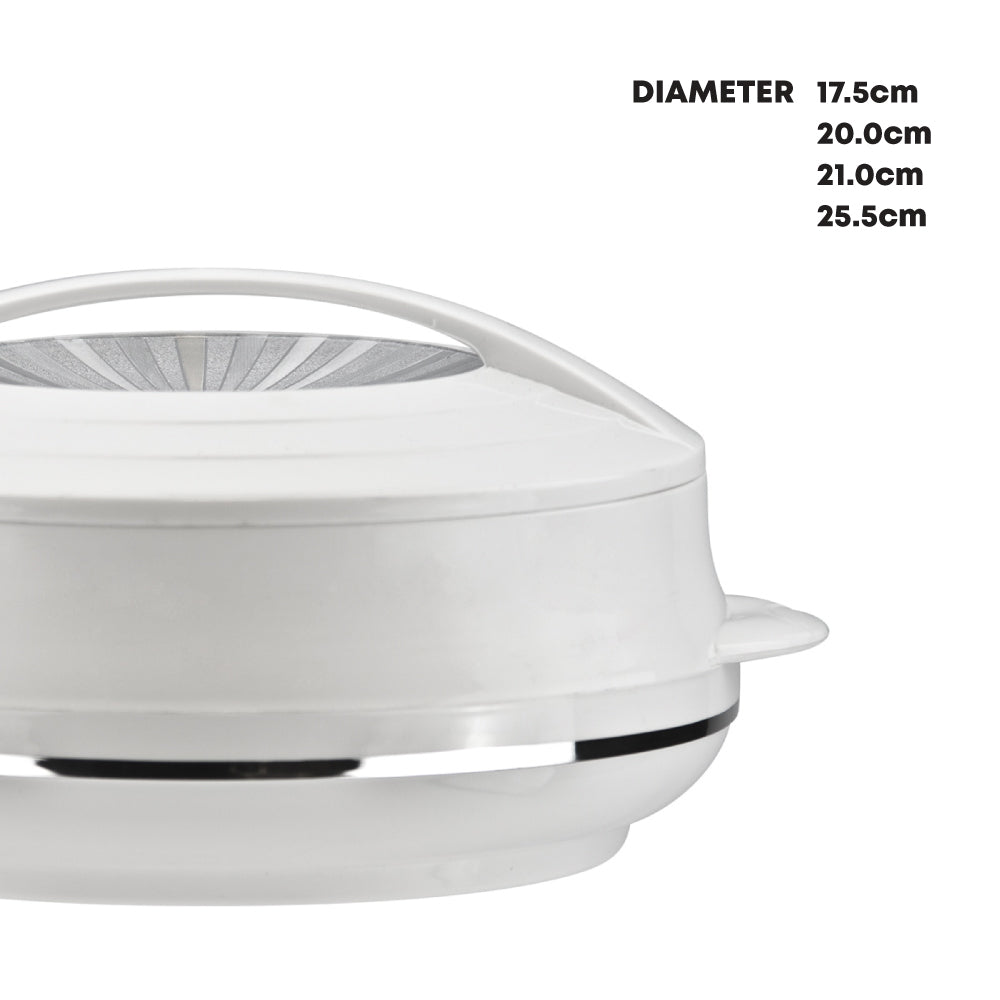 Olympic Insulated Hot Pot Set – 4pc White Super (0.8L, 1.2L, 1.6L, 2.5L)