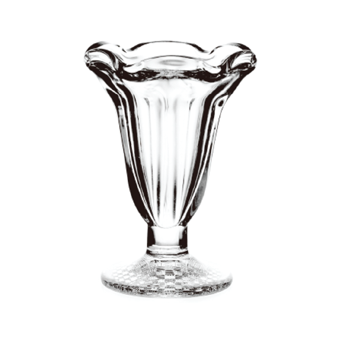 Elegant Glass Dessert Cups Set of 6 – Ice Cream, Sundae & Pudding Glasses (185ml)