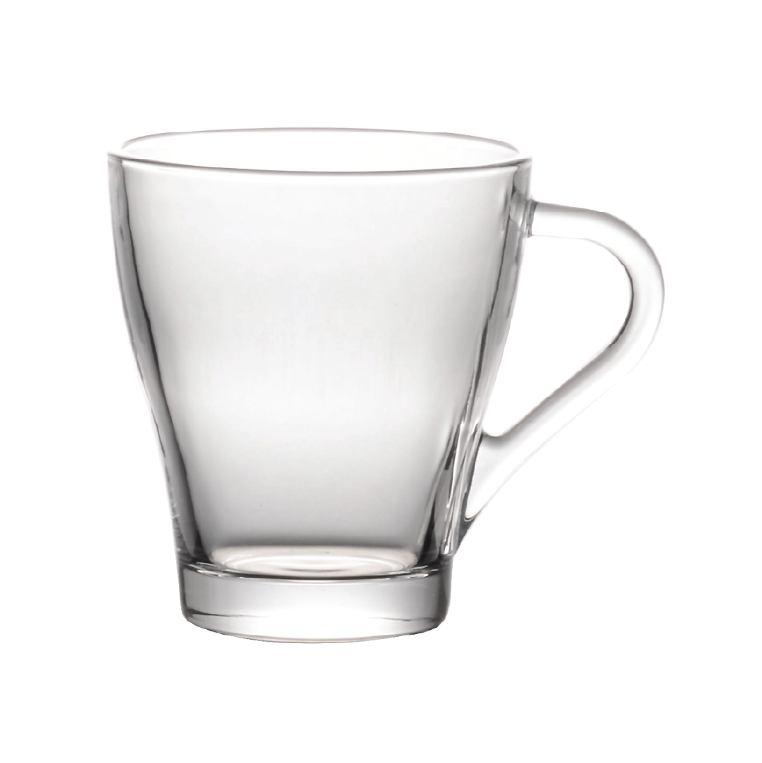 Clear Glass Mug Set 270ml – Tempered Coffee & Tea Mugs (Set of 6)