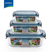 Borosilicate glass meal prep containers microwave freezer safe