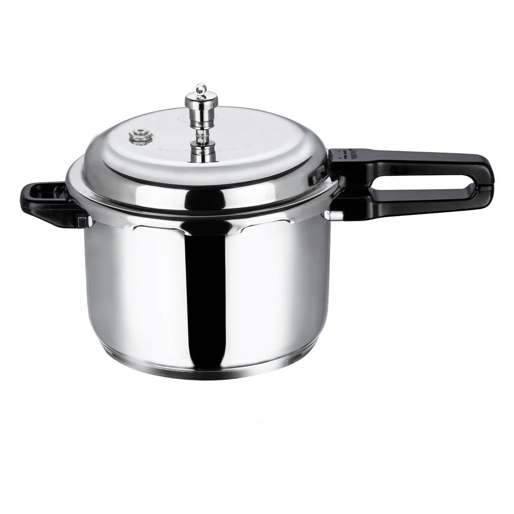 Vinod 5L Outer Lid Stainless Steel Pressure Cooker (Induction Compatible)