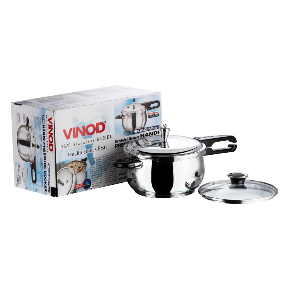 Splendid Plus Stainless Steel Pressure Cooker 6.5 L
