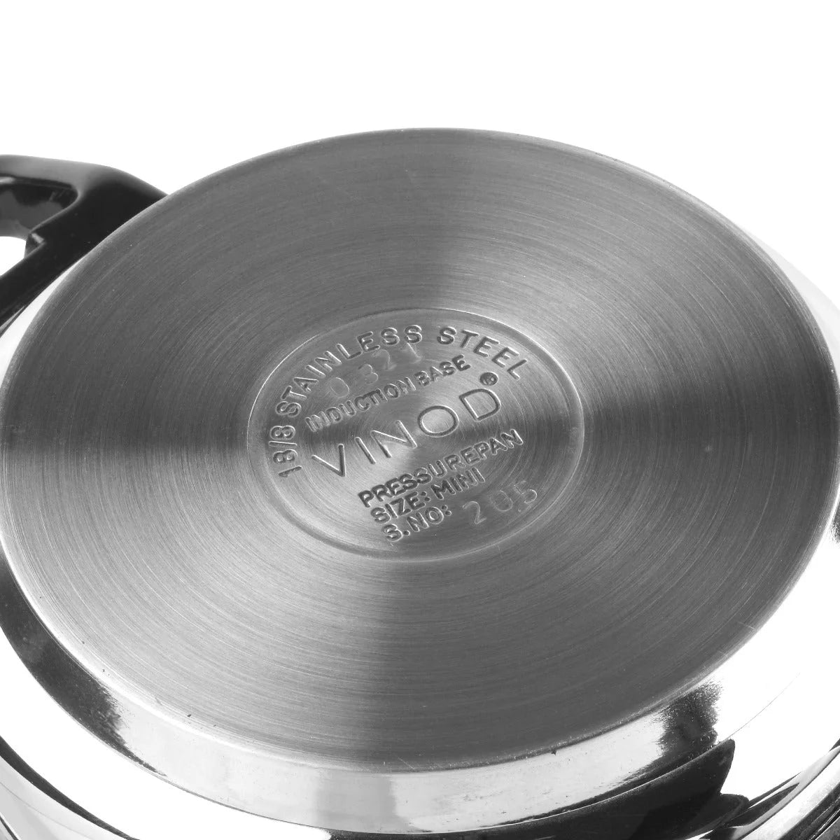 Stainless Steel Deep Pan Pressure Cooker with Lid – 3.5 Litre | Induction Safe
