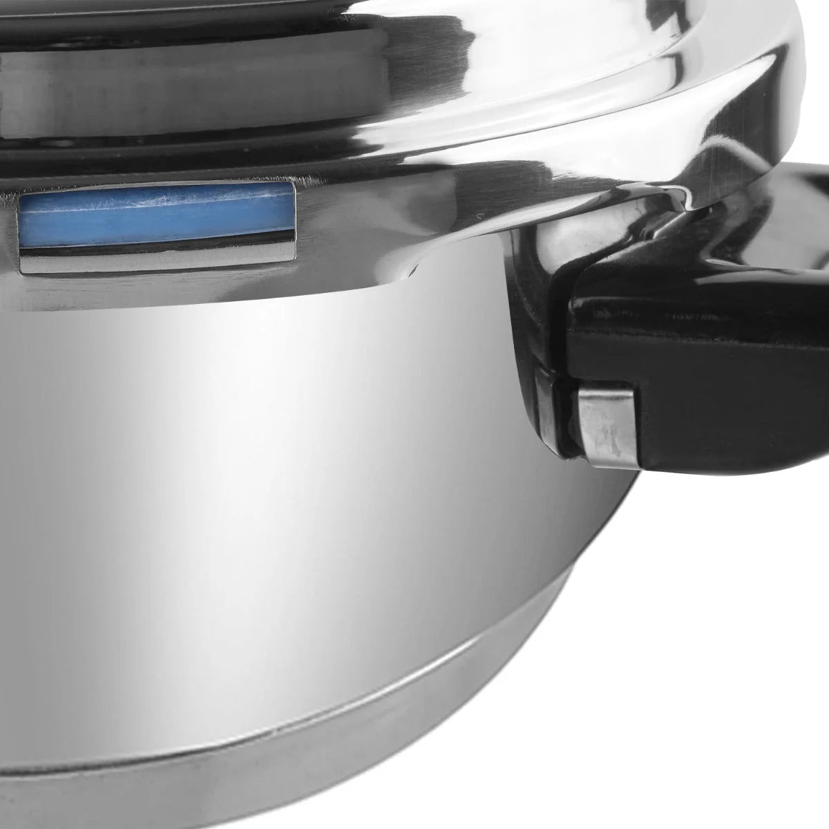 Stainless Steel Deep Pan Pressure Cooker with Lid – 3.5 Litre | Induction Safe