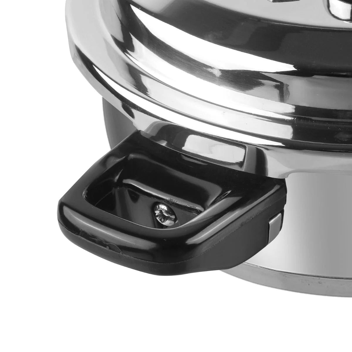Stainless Steel Deep Pan Pressure Cooker with Lid – 6 Litre | Induction Friendly