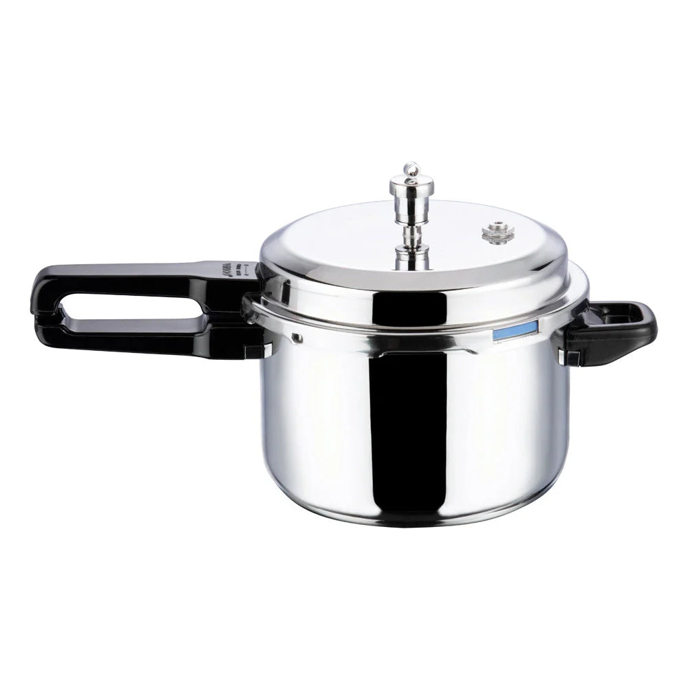 Vinod Platinum Triply Stainless Steel Pressure Cooker 5L (Induction Compatible)