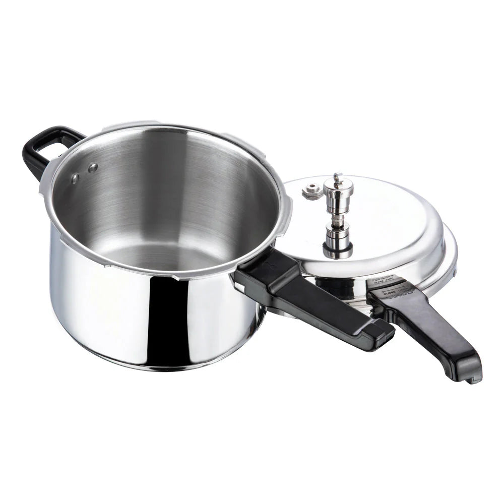 Vinod Platinum Triply Stainless Steel Pressure Cooker 5L (Induction Compatible)