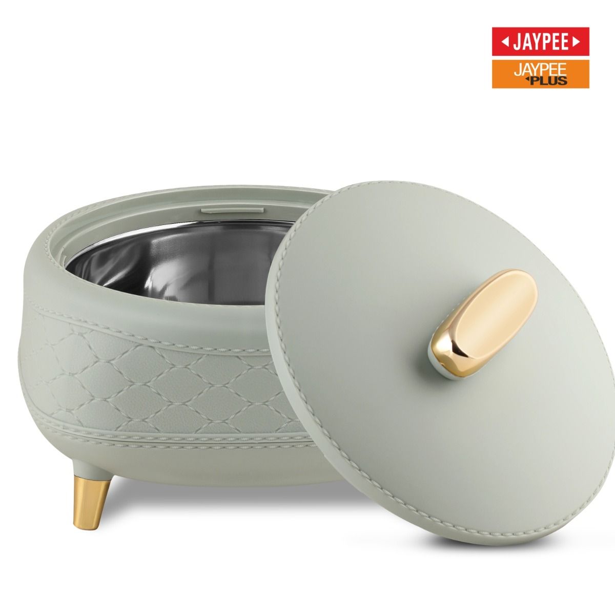 Jaypee Kingston PU Insulated Stainless Steel Inner Casserole Set of 3 – 1500 + 2000 + 2500ml – Pista Green
