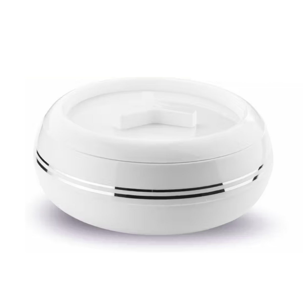 Jaypee Palazio Stainless Steel Inner Casserole 3200ml – Insulated Thermoware Food Warmer – White