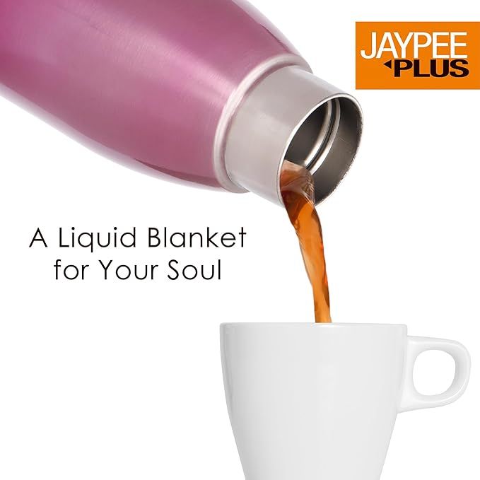 Jaypee Victor 1000 Vacuum Insulated Stainless Steel Bottle 900 ml – SS 304 Hot & Cold Water Bottle