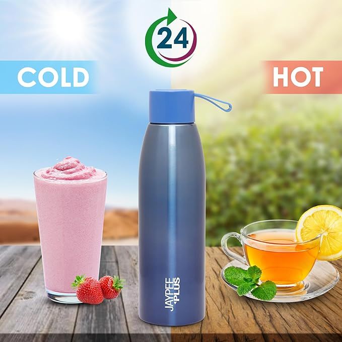 Jaypee Victor 550 Vacuum Insulated Stainless Steel Bottle 500 ml – SS 304 Hot & Cold Water Bottle