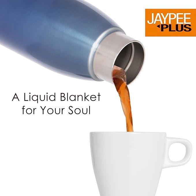 Jaypee Victor 550 Vacuum Insulated Stainless Steel Bottle 500 ml – SS 304 Hot & Cold Water Bottle