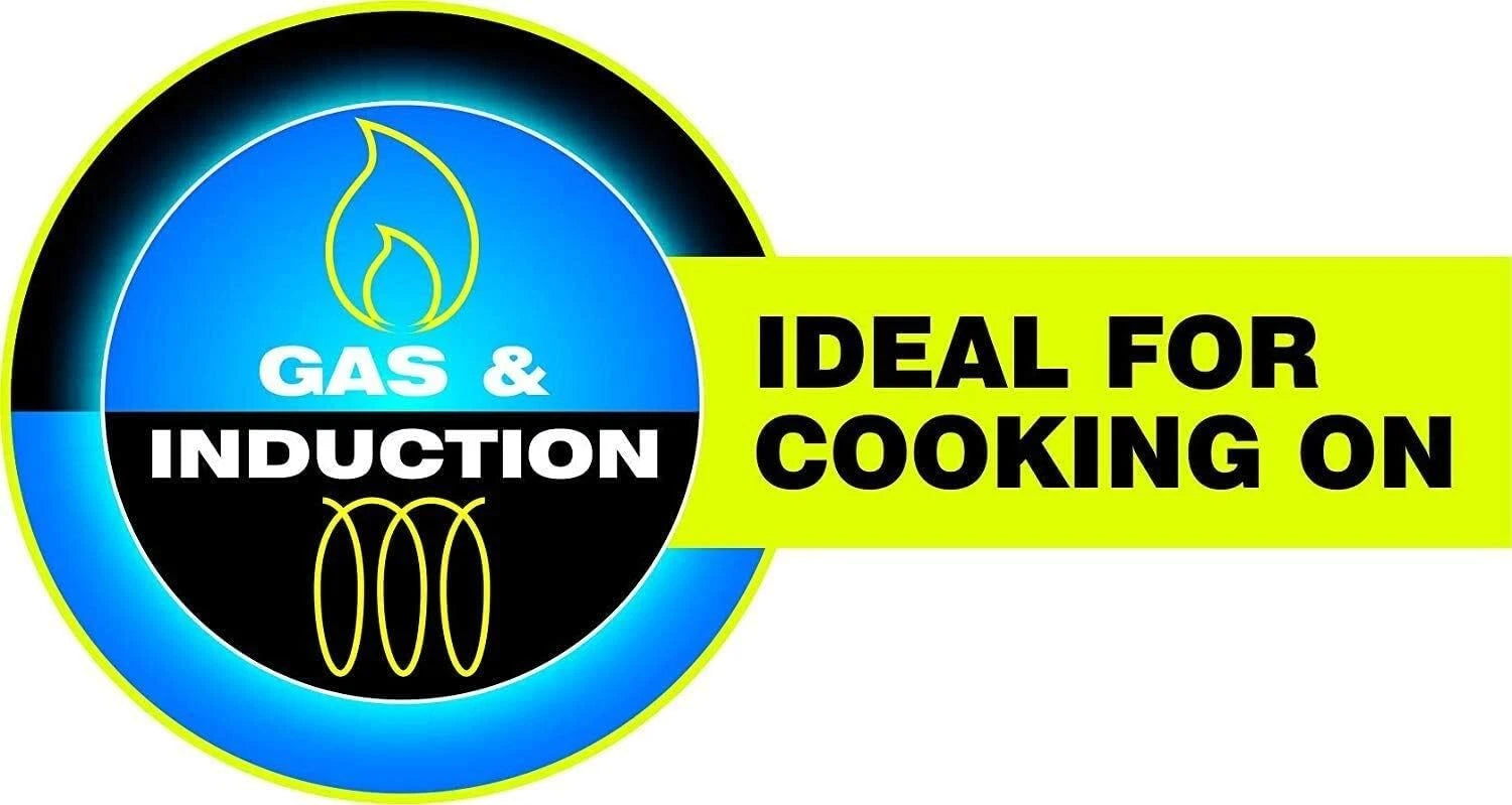 Vinod 22cm Stainless Steel Frypan 2.5L with Lid – Induction Ready