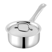 Vinod 20cm Stainless Steel Saucepan with Lid – 2.8L, Induction & Gas Compatible
