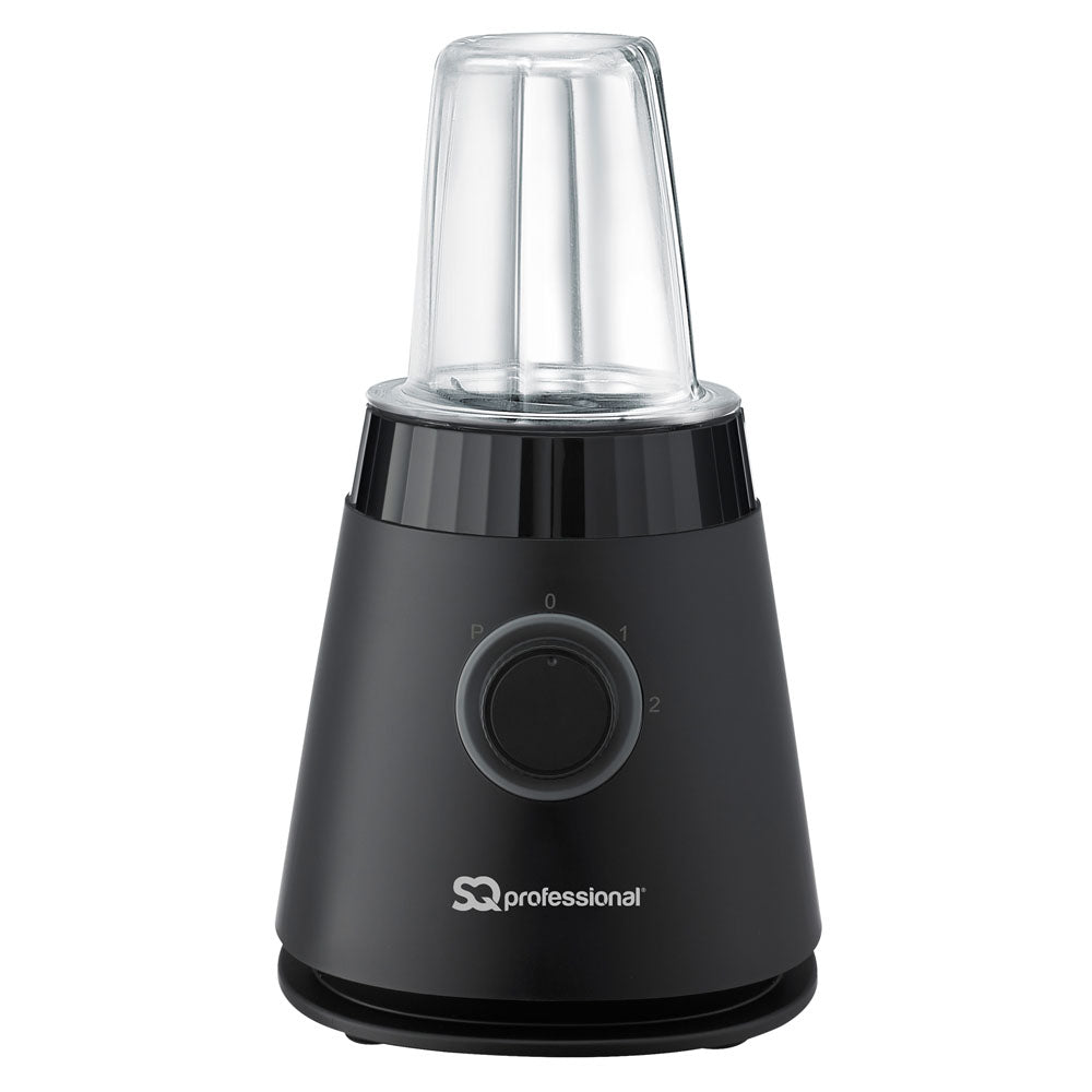 Close-up of SQ Professional Blitz Blender grinder attachment for coffee, spices and nuts