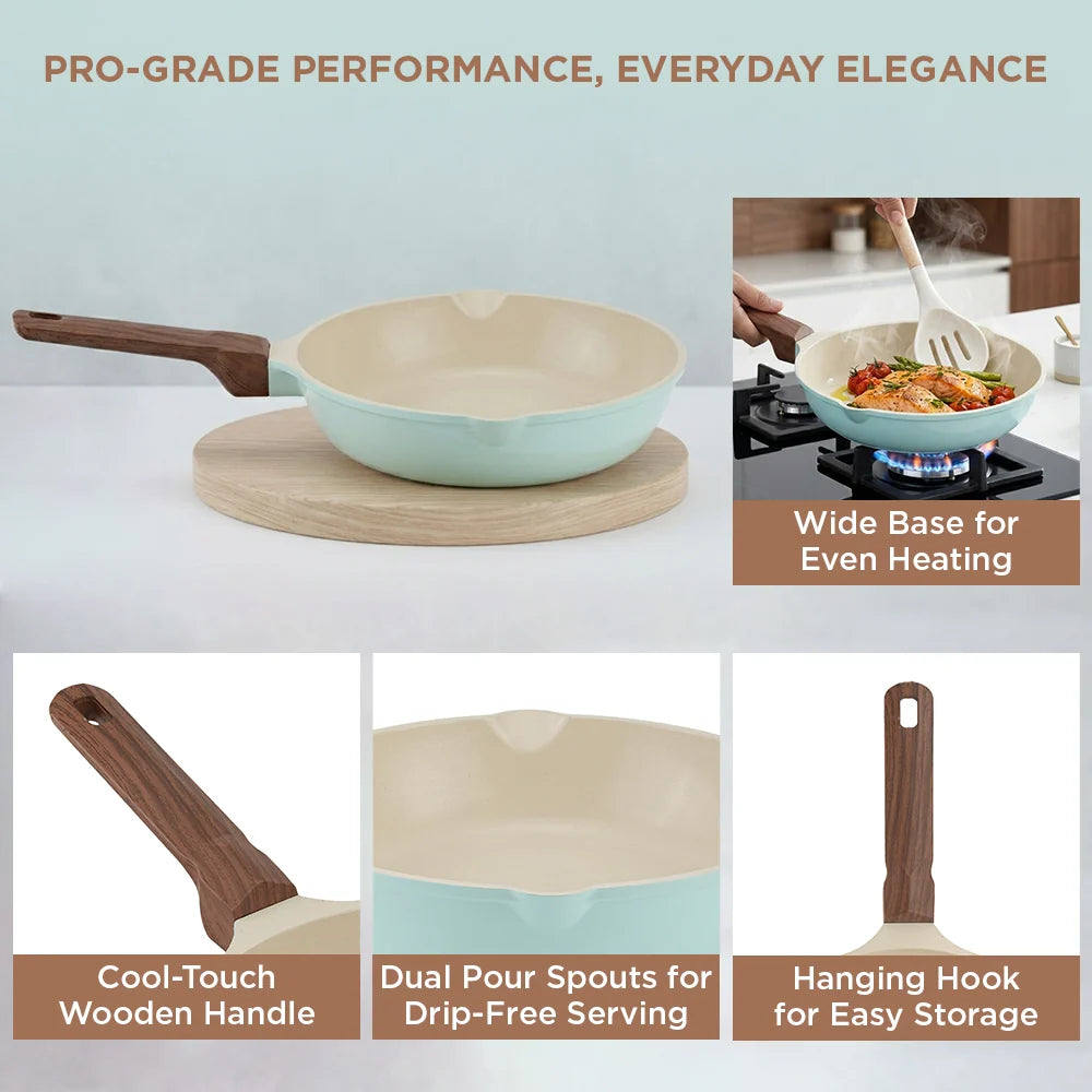 Vinod Ceravit Ceramic Frypan 20 cm - Ceragreen - Non Stick Frying Pan
