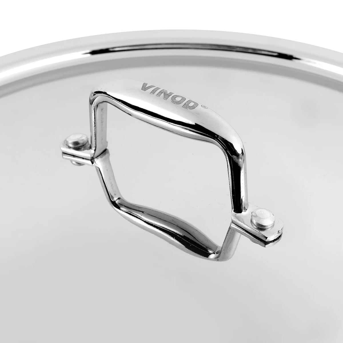 Vinod Platinum Triply Biryani Pot 30 cm 11 Litre with Stainless Steel Lid – Induction Friendly – SAS Triply Stainless Steel