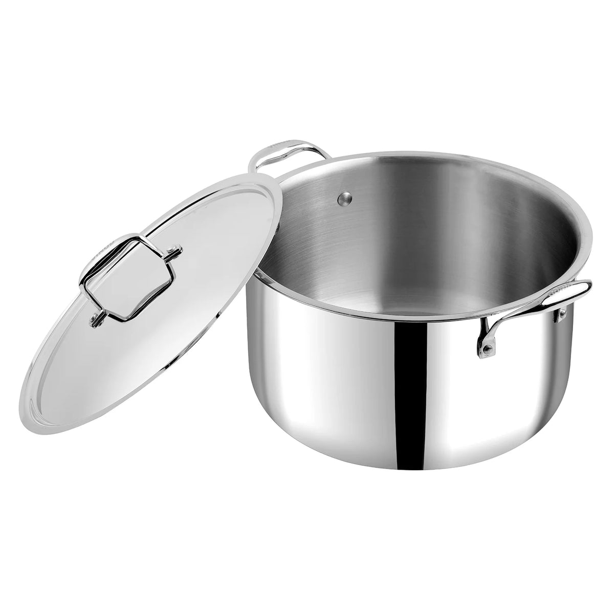 Vinod Platinum Triply Biryani Pot 30 cm 11 Litre with Stainless Steel Lid – Induction Friendly – SAS Triply Stainless Steel