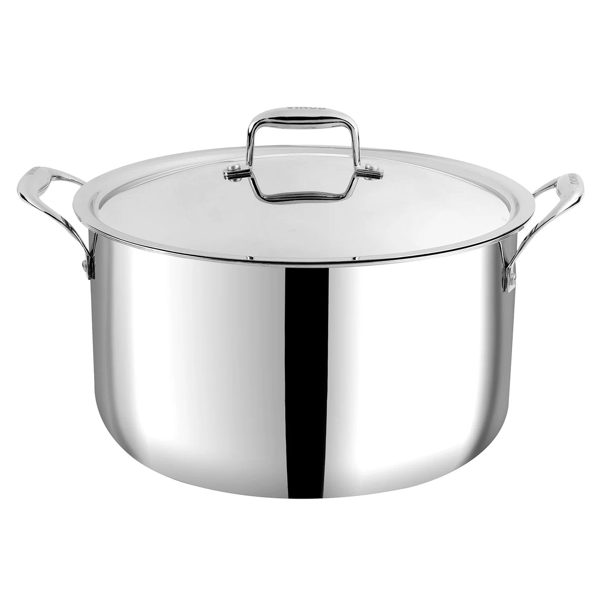 Vinod Platinum Triply Biryani Pot 30 cm 11 Litre with Stainless Steel Lid – Induction Friendly – SAS Triply Stainless Steel
