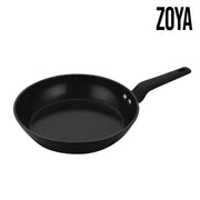 SQ Professional Zoya 28cm Black Aluminium Frying Pan – non-stick ceramic coating, induction ready and dishwasher safe, perfect for UK kitchens.